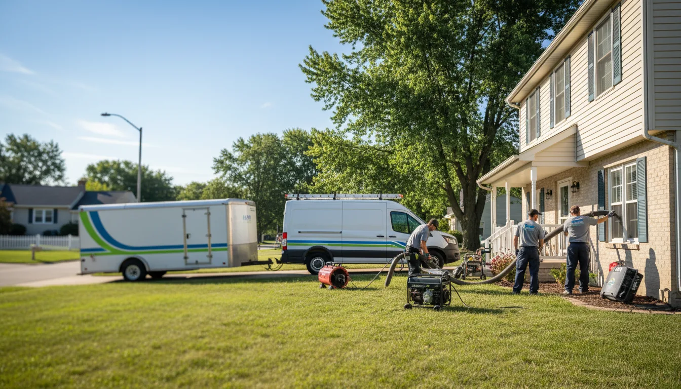 Flooded Basement Restoration And Cleanup With Repair in Willow Island, NE near me